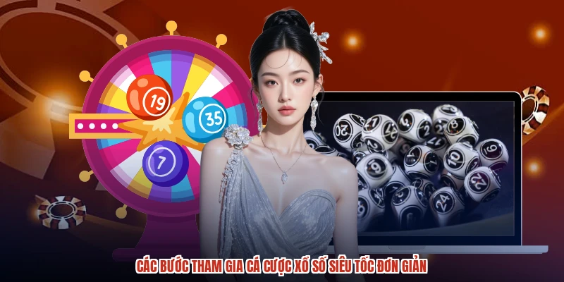 Các bước tham gia cá cược xổ số siêu tốc đơn giản