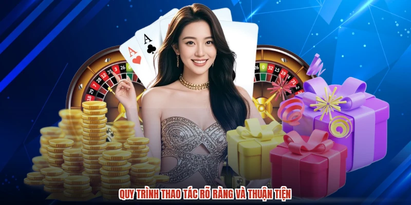 Quy trình thao tác rõ ràng và thuận tiện